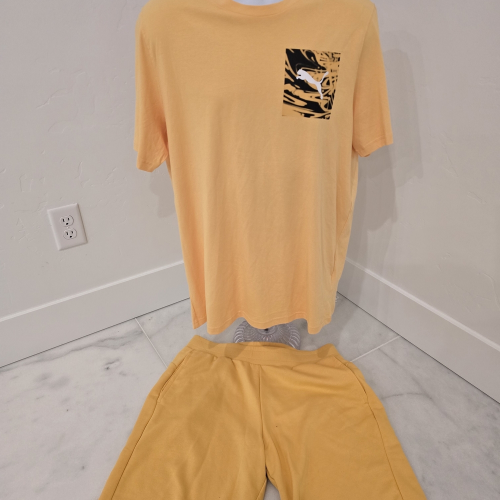 Puma Mustard Knitwear Set